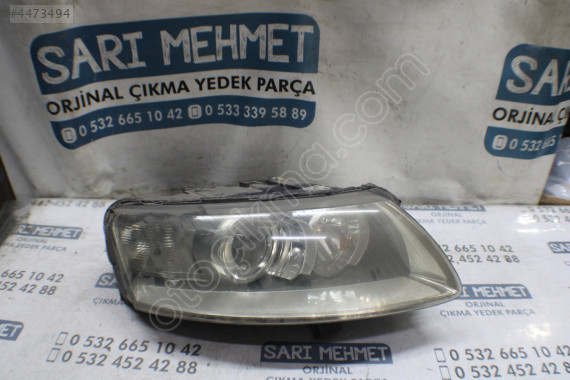 ÇIKMA AUDİ A6 SAĞ ÖN FAR 2005-2008
