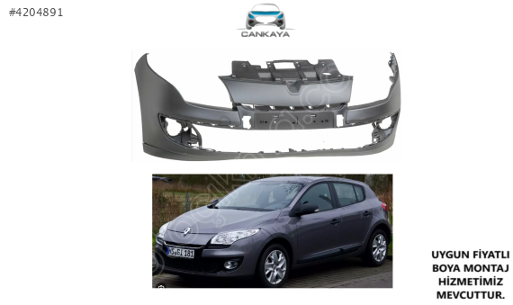 ÖN TAMPON BRAKETLI MEGANE 3  2012-2014 SIFIR 620221750R