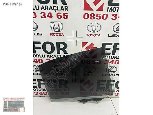 TOYOTA COROLLA SAĞ ARKA KAPI CAMI SÖKME ORJİNAL PARÇA 19-23
