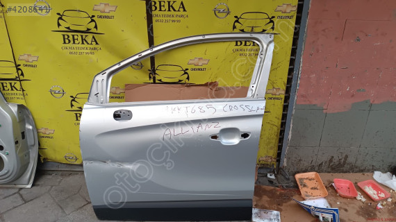 OPEL CROSSLAND X SOL ÖN KAPI METALİK GRİ ÇIKMA ORJİNAL YEDEK PARÇ