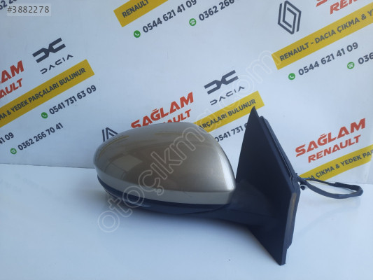 Megane 4 Manuel Elle Katlanır Sağ Ayna Çıkma 963019417R Kum Beji
