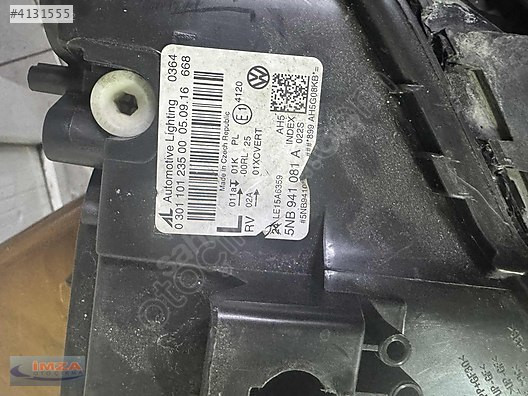 5NB941081A TİGUAN SOL FAR ORİJİNAL ÇIKMA