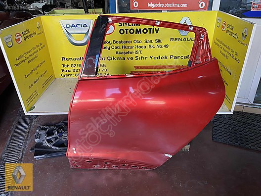 RENAULT CLIO 4 ÇIKMA ORJİNAL SOL ARKA KAPI VE DİĞER PARÇALARI