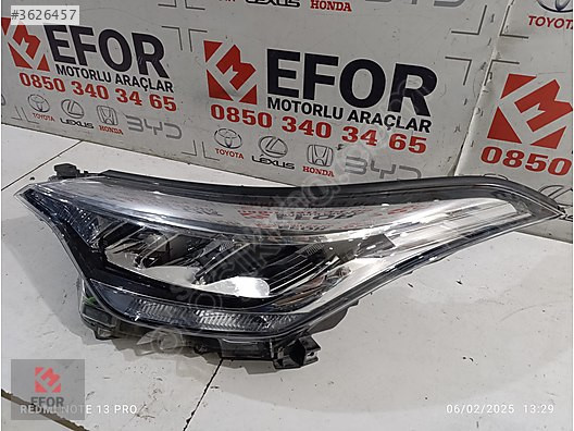 TOYOTA C-HR SOL FAR ÇIKMA ORİJİNAL PARÇA 2020-2022