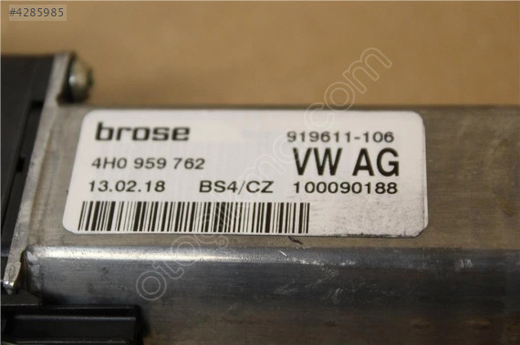 4H0959762 SAĞ SIRTLIK AYAR MOTORU AUDİ A3 A6 A7 A8 Q3 RS7 2011