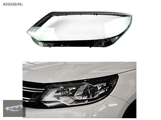 VOLKSWAGEN TİGUAN SOL FAR CAMI SIFIR 2013-2016