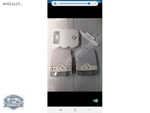 VW 1J9 959591 GOLF BORA SANRUF ACMA MOTORU TAVAN KONTROL PANELİ