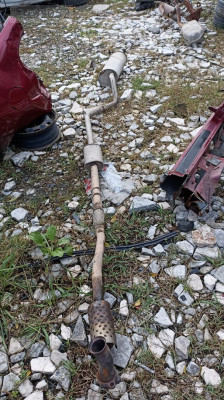 Renault Megane 1 komple egzoz çıkma