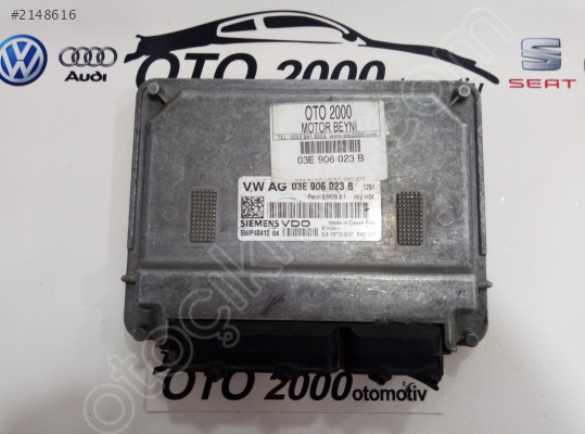 03E906023B VOLKSWAGEN POLO 1.2 BZG MOTOR BEYNİ ÇIKMA