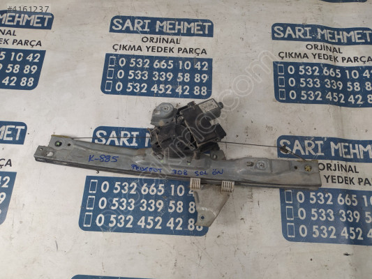 ÇIKMA PEUGEOT 308 SOL ÖN CAM KRİKOSU K-885