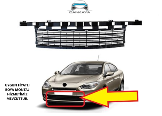 RENAULT FLUENCE ÖN TAMPON ORTA IZGARASI SIFIR 2009+622540015R