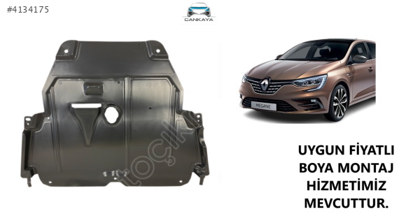 MEGANE 4 ALT KARTER KORUMASI MUHAFAZASI SIFIR 2015+758906742R