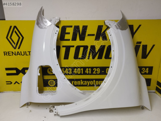 RENAULT MEGANE E-TECH SAĞ SOL ÖN ÇAMURLUK BEYAZ ORJ ÇIKMA RENKAY