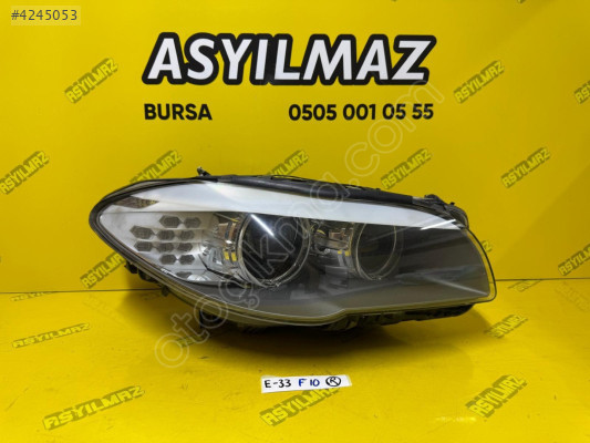 BMW 5 Serisi F10 Orjinal Sağ Ön Far - Oto Çıkma Parça