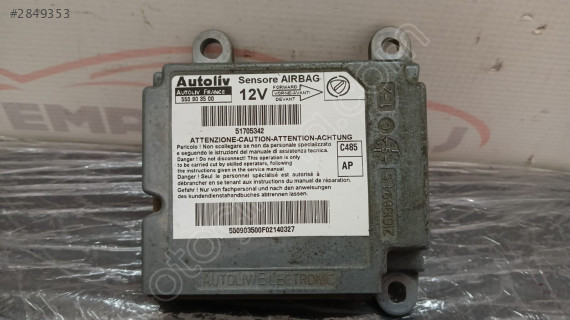 550903500 - 51705342 AP Fiat Doblo Airbag Beyni