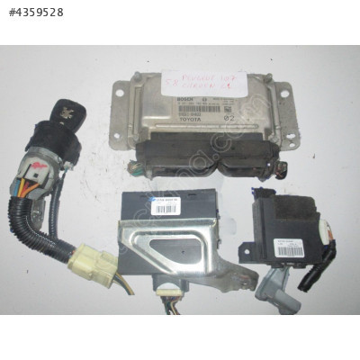 0261208702 89661-0H022 Peugeot 107 Motor Beyni Komple Seti