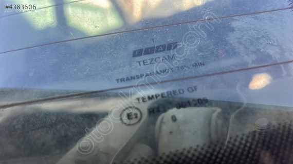 Siena arka cam orijinal araçtan sökme