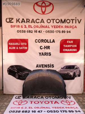 2020-2025 TOYOTA YARİS ÇIKMA ORJİNAL ÖN KAPUT