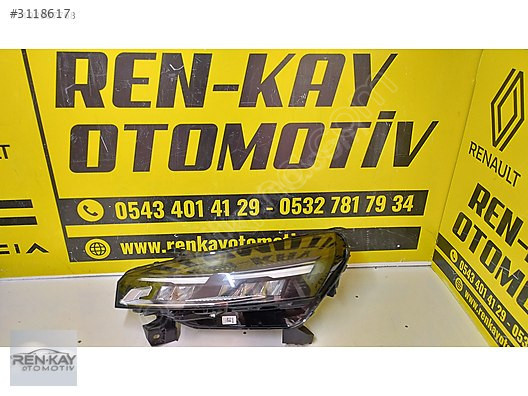 260600149R RENAULT CLİO 5 MAKYAJLI KASA SOL FAR ORJ RENKAY OTO