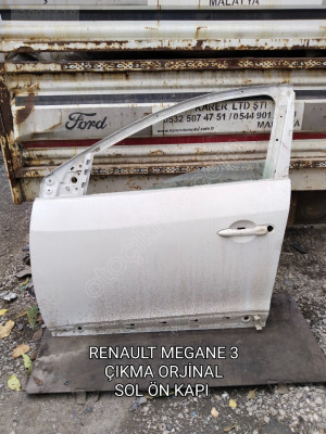 RENAULT MEGANE 3 ÇIKMA ORJİNAL SOL ÖN KAPI