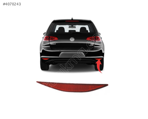 5G0945106 VW GOLF7 2013-2017 SAĞ TAMPON REFLEKTÖRÜ