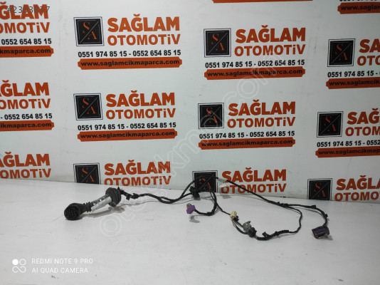 PEUGEOT 406 ÇIKMA SOL ARKA KAPI TESİSATI OEM; 9630635380