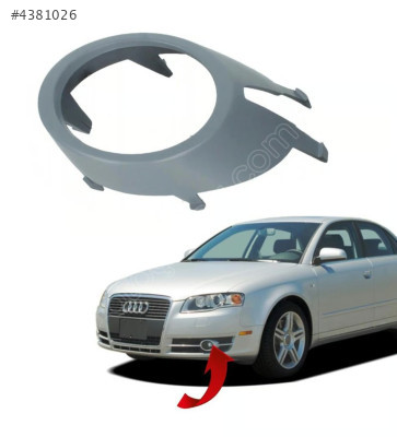 8E0807819 AUDİ A4 2005-2008 SİS LAMBA KAPAGI SOL