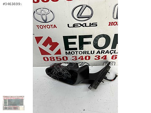 TOYOTA CHR MANUEL KATLANIR AYNA SOL ORJİNAL YEDEK PARÇA 16-23