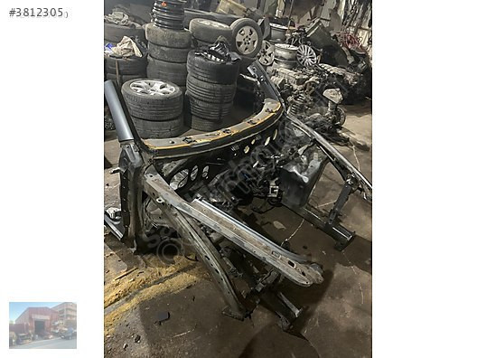 VW TOUAREG (7L) ORJİNAL KESME ÖN KOMPLE ŞASİ+PODYE
