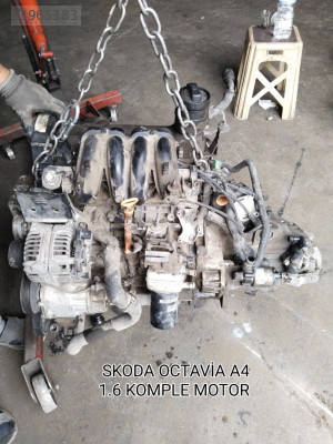 SKODA OCTAVİA A4 ÇALIŞIR VAZİYETTE 1.6 KOMPLE MOTOR