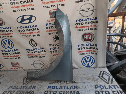 Skoda Super B ön sol çamurluk Orjinal füme 2014-2018