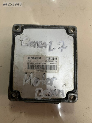 OPEL CORSA 1.7 MOTOR BEYİN 8973065751-12212819