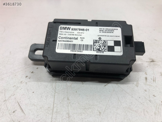 BMW X1 F48 F20 F23 F30 ANAHTARSIZ ÇALIŞTIRMA BEYNİ 9397846-01 ORJ