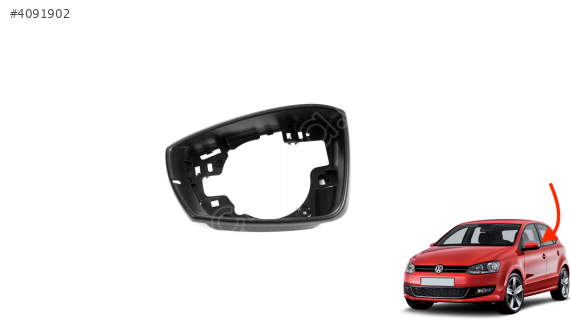 6R0857601B VW POLO 10-16 SOL AYNA ÇERÇEVESİ