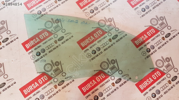 RENAULT MEGANE 4 SAĞ ÖN KAPI CAMI ORJİNAL