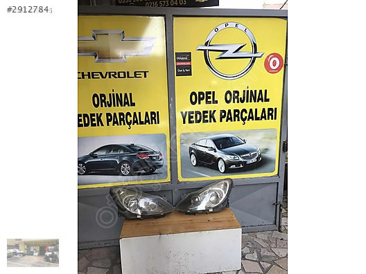 Opel corsa d sağ sol takım farlar ORJİNAL OTO OPEL