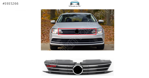 VOLKSWAGEN JETTA 2015++ ÖN PANJUR (5C6853651AH)SIFIR