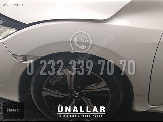 HONDA CİVİC SOL ÖN ÇAMURLUK ve TÜM AKSAMLAR| ÜNALLAR OTO ÇIKMA |