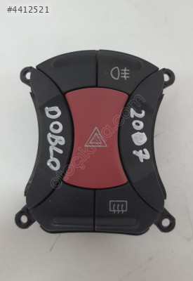 fiat doblo 2007 dörtlü çakar/flaşör düğmesi (son fiyat)