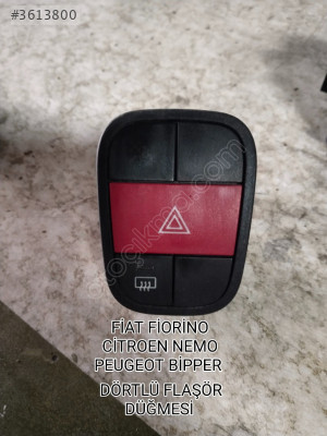 FİAT FİORİNO NEMO BİPPER ORJİNAL DÖRTLÜ FLAŞÖR DÜĞME