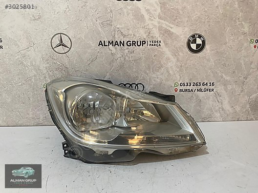 MERCEDES C SERİSİ W204 HALOJEN SAĞ FAR ORJİNAL