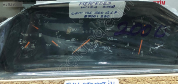 Mercedes W124 200D gösterge saati 1245401348/87001280