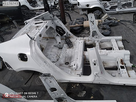 VOLVO S60 ARKA ŞASİ KUPA ÖN ŞASİ-ŞASE ÇEYREK MARŞPİYEL TAVAN ARK