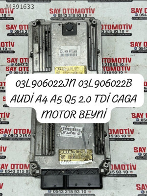 03L906022JN 03L906022B AUDİ A4 A5 Q5 2.0 TDİ CAGA MOTOR BEYNİ