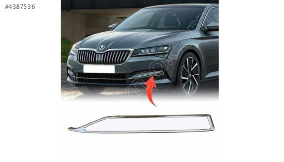 3V0853767D SUPERB 2020 SİS KAPAGI ÜST ÇITASI KROM SOL