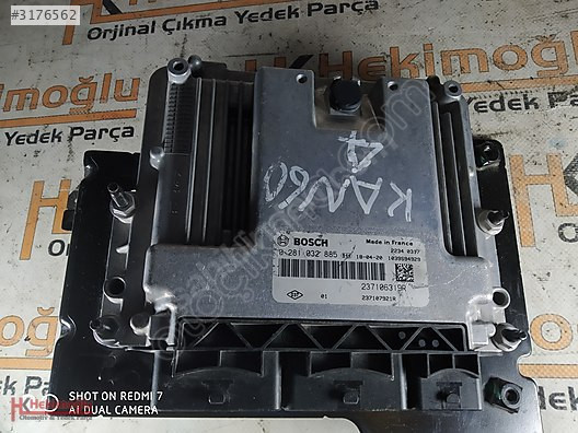 RENAULT KANGOO 4 1.5 ECU MOTOR BEYNİ 0281032885 237106319R 0 281