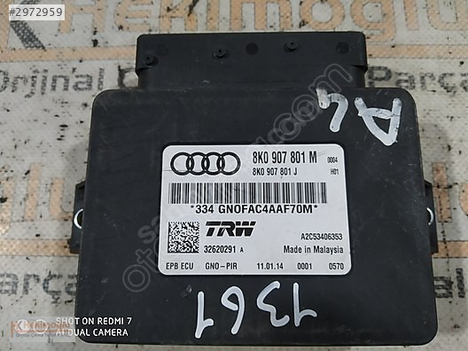AUDI PARK FRENİ KONTROL MODÜL ÜNİTESİ 8K0 907 801 K 8K0907801K