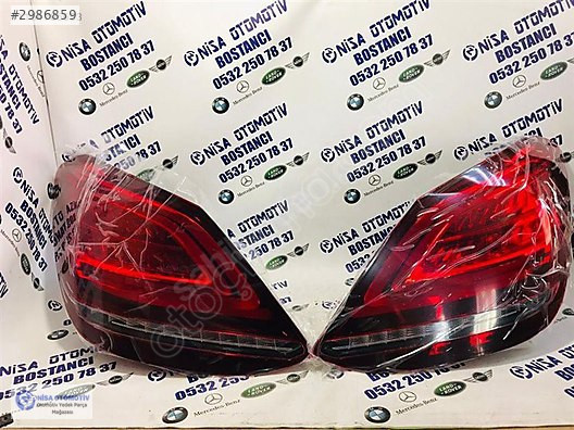 MERCEDES C SERİSİ C200 C180 W205 SAĞ SOL MAKYAJLI LEDLİ STOP