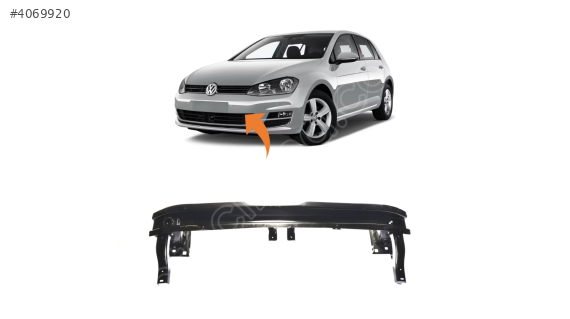 5G0807109H VW GOLF7 2013-2017 ÖN TAMPON DEMİRİ