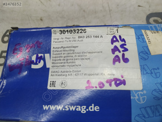 SIFIR AUDİ A4 A5 A6 EGZOZ BAĞLANTISI
